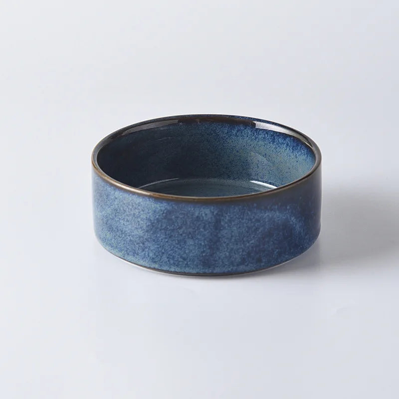 Kiln Glaze Ceramic Dog Bowl | Reactive Finish | Stand & Double Options | 3 Colors | 400ml & 850ml