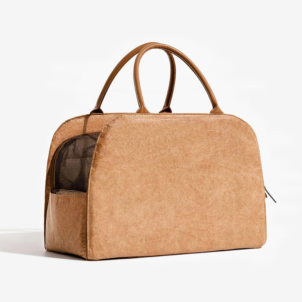 Luxury Pet Carrier Bag | Windproof Travel Bag for Small Dogs & Cats