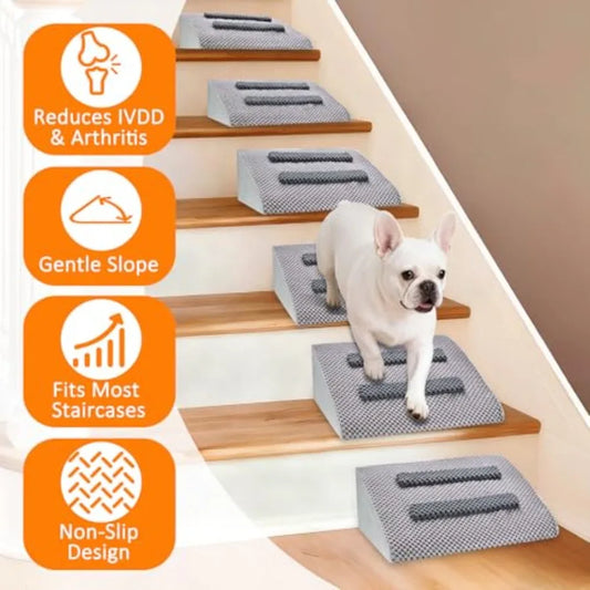 Dog Ramp for Stairs | Anti-Slip, Gentle Slope | Small & Senior Dogs