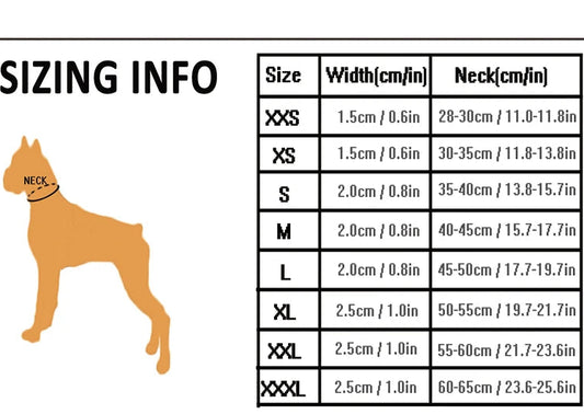 Padded Nylon Dog Collar | Duraflex Buckle | 3M Reflective | 7 Colors | XXS–XXXL