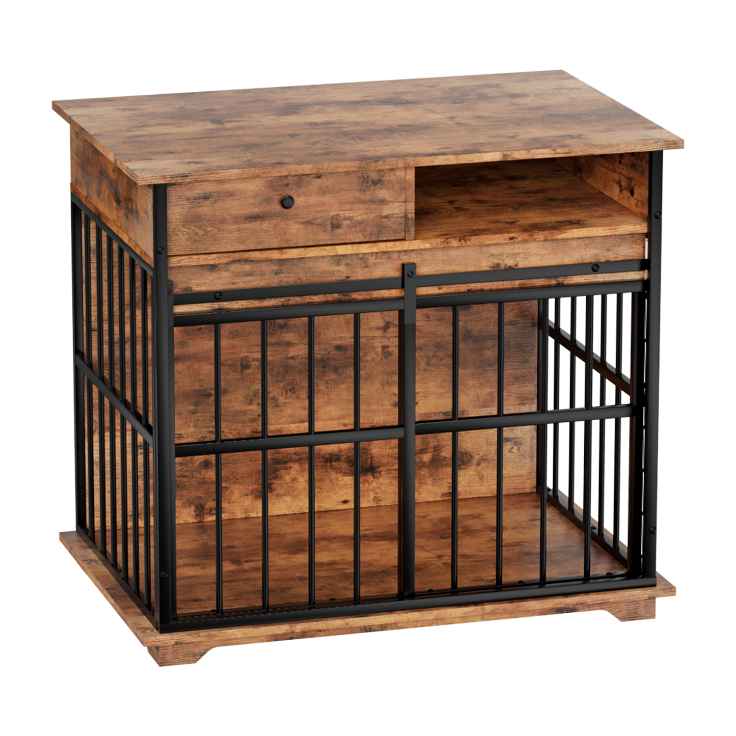 Modern Dog Crate Furniture with Storage