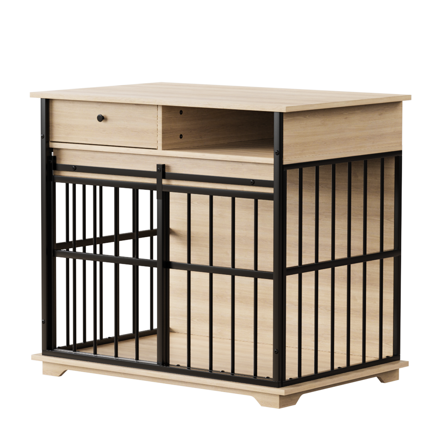 Modern Dog Crate Furniture with Storage