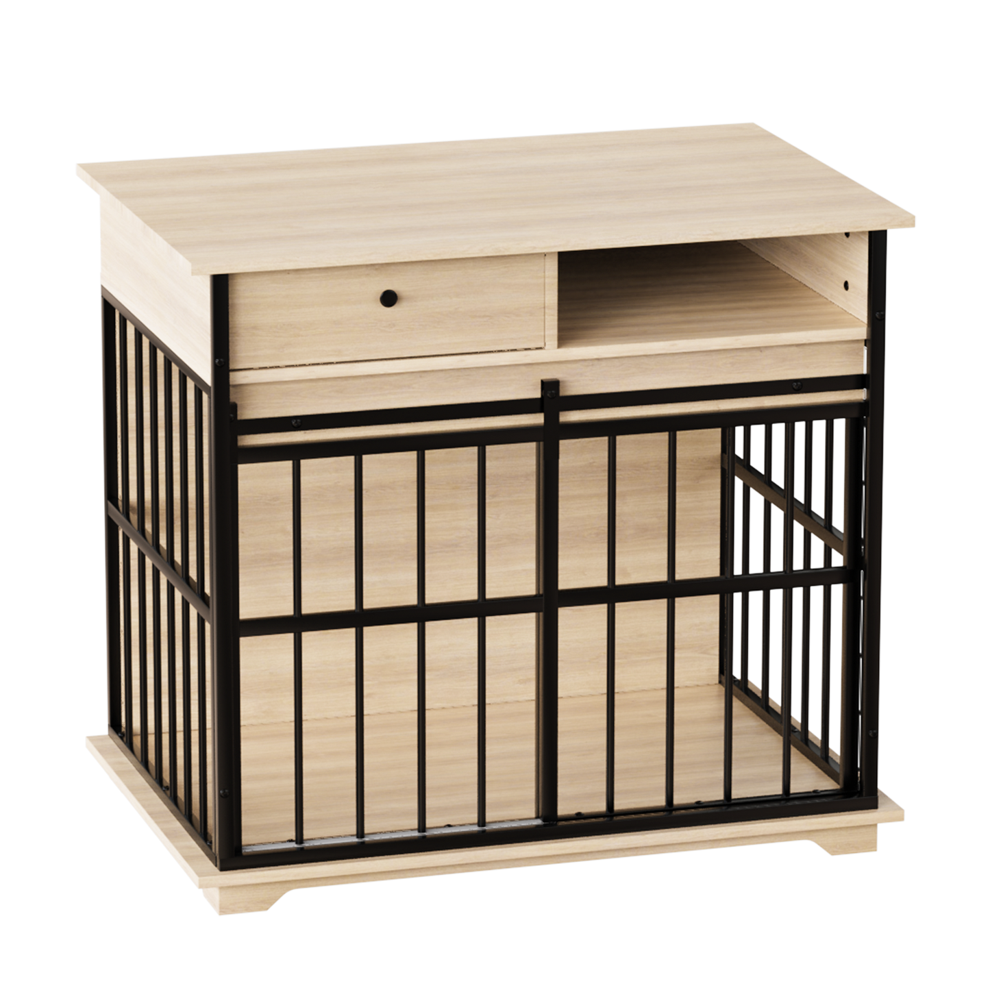 Modern Dog Crate Furniture with Storage