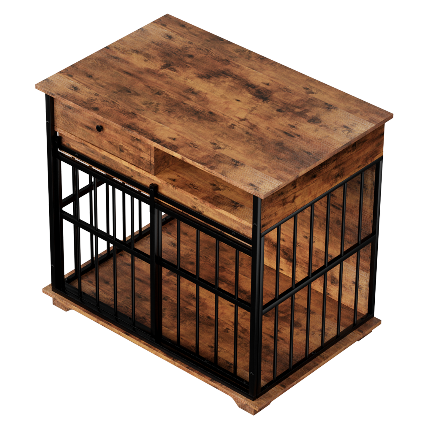 Modern Dog Crate Furniture with Storage