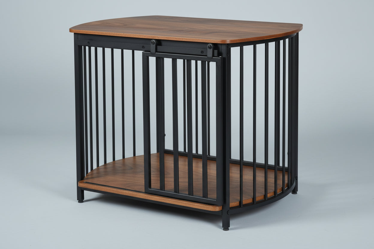 Furniture-Style Dog Crate with Double Doors