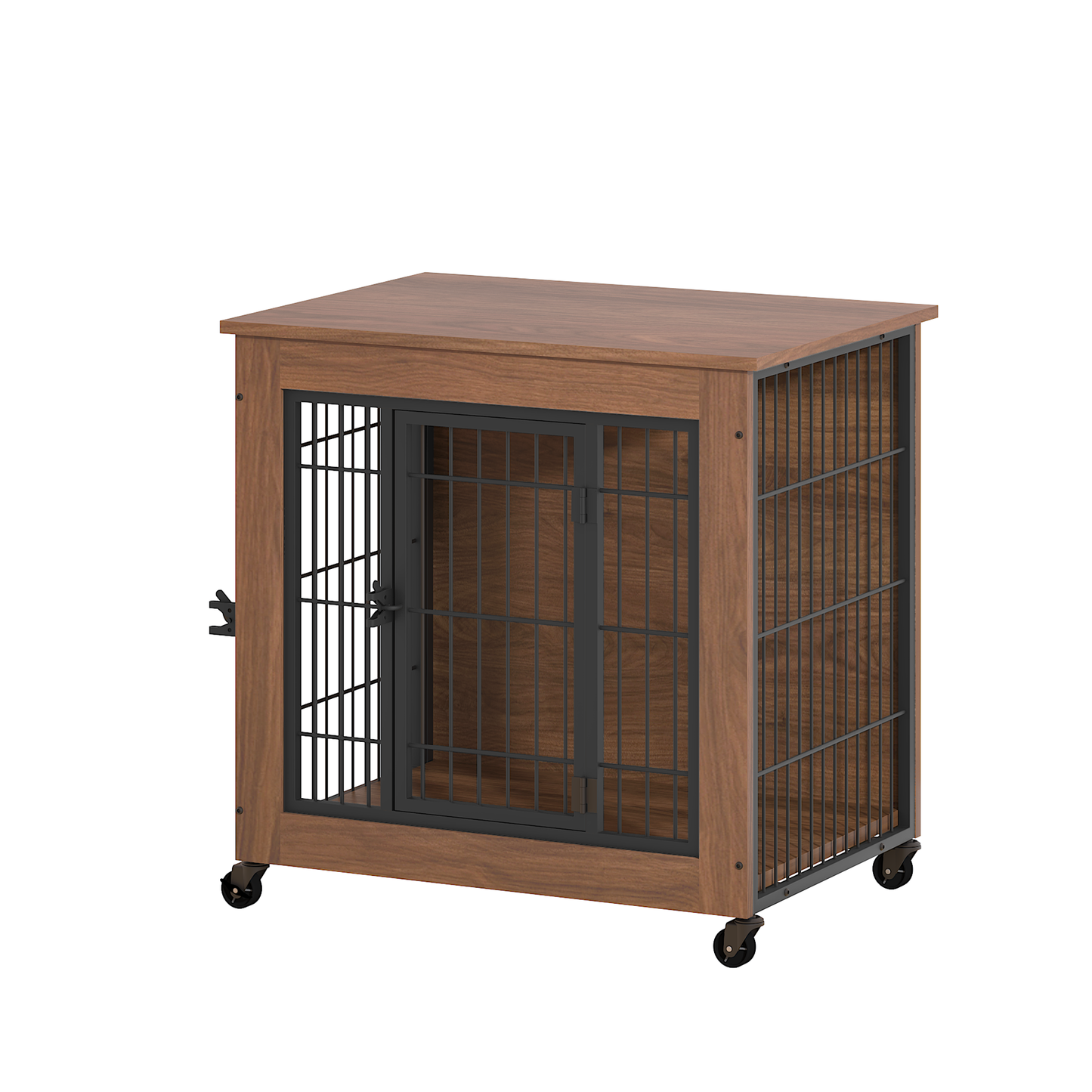 Dog Crate Furniture with Wheels