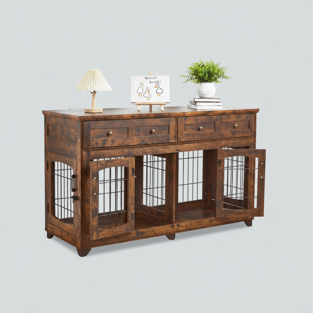 Modern Console Dog Crate