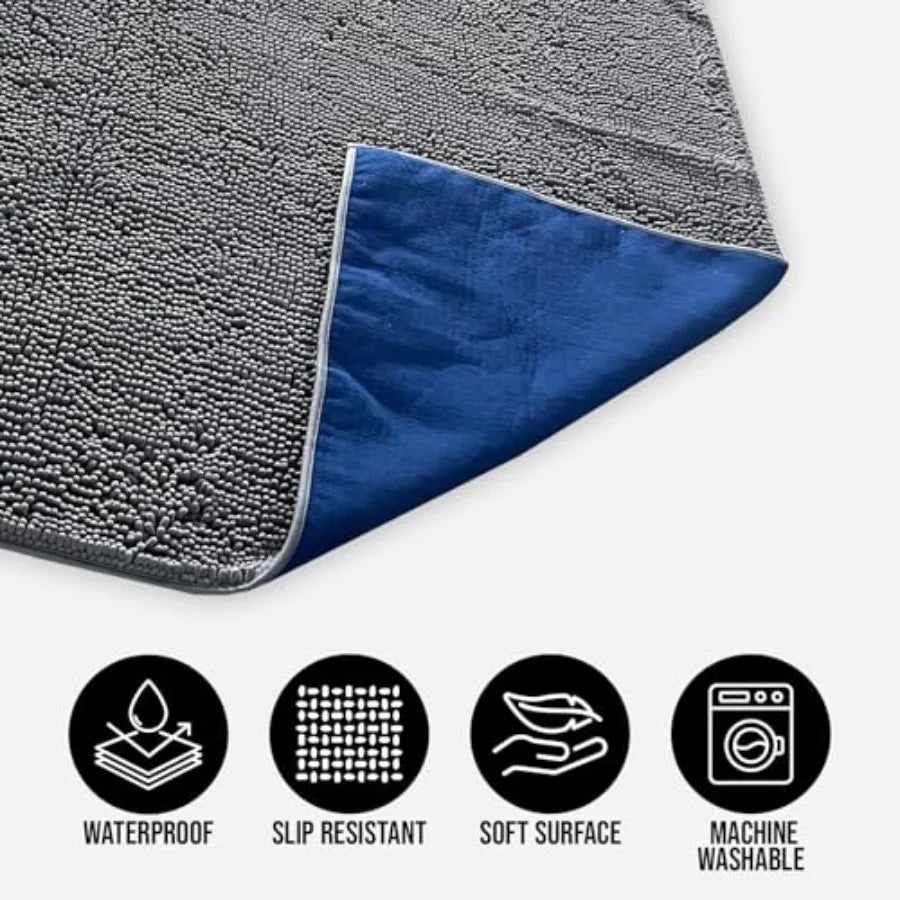 Chenille Dog Blanket | Water-Absorbing, Anti-Slip & Washable | Bed & Couch Cover