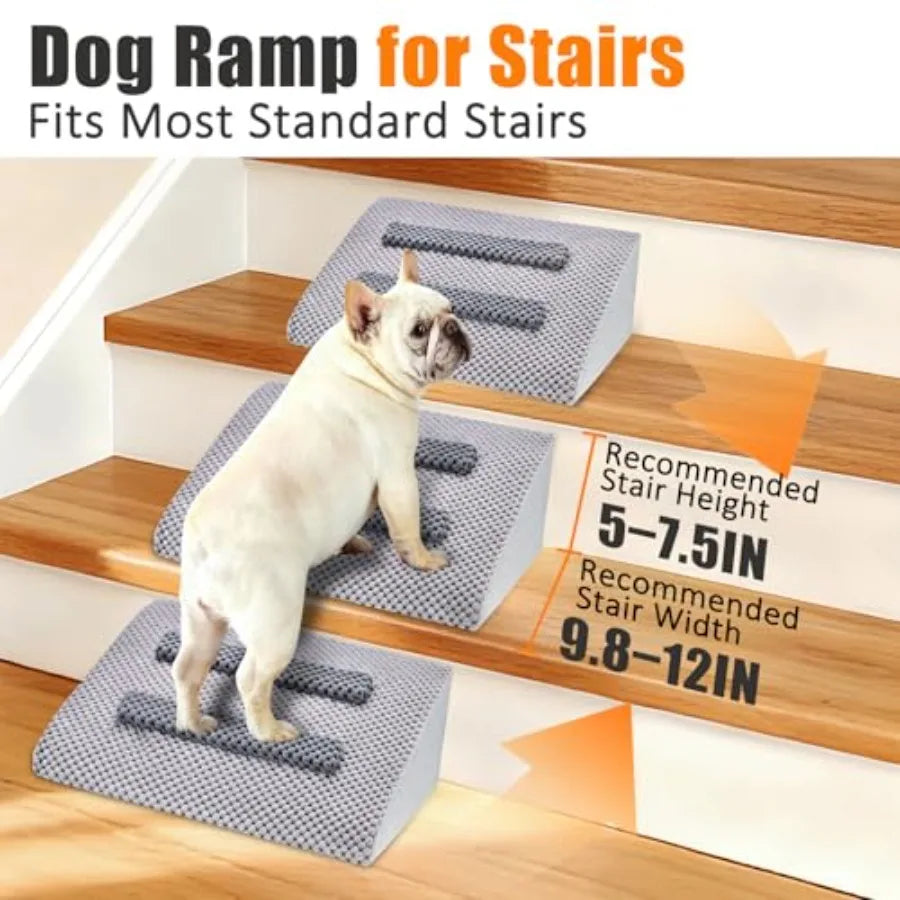 Dog Ramp for Stairs | Anti-Slip, Gentle Slope | Small & Senior Dogs
