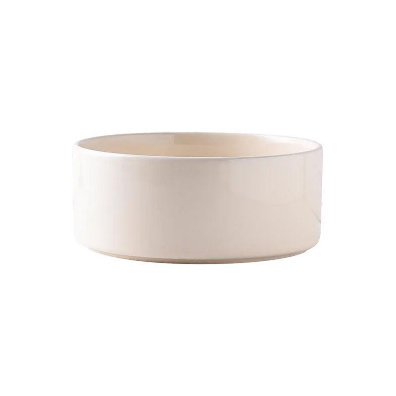 Ceramic Dog Bowl Set | Single, Double & Triple | Bamboo Stand | 6 Colors | 400ml & 850ml