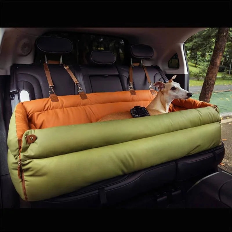 Foldable Dog Car Seat Bed | Anti-Slip, Thickened PP Cotton | Dual-Use Home & Travel