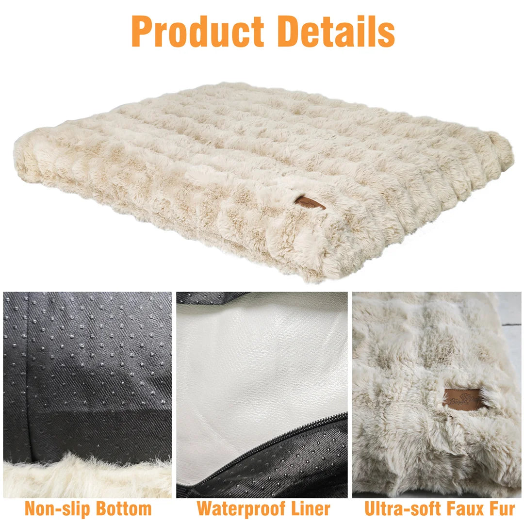Ultra-Soft Calming Dog Bed | Removable Machine-Washable Cover | Cozy Pet Cushion | Dogs & Cats
