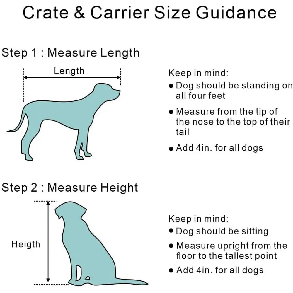 Furniture-Style Dog Crate with Cushion & Removable Tray