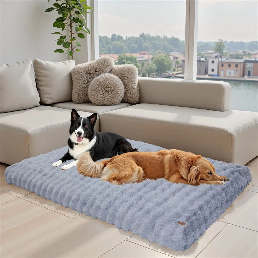 Ultra-Soft Calming Dog Bed | Removable Machine-Washable Cover | Cozy Pet Cushion | Dogs & Cats