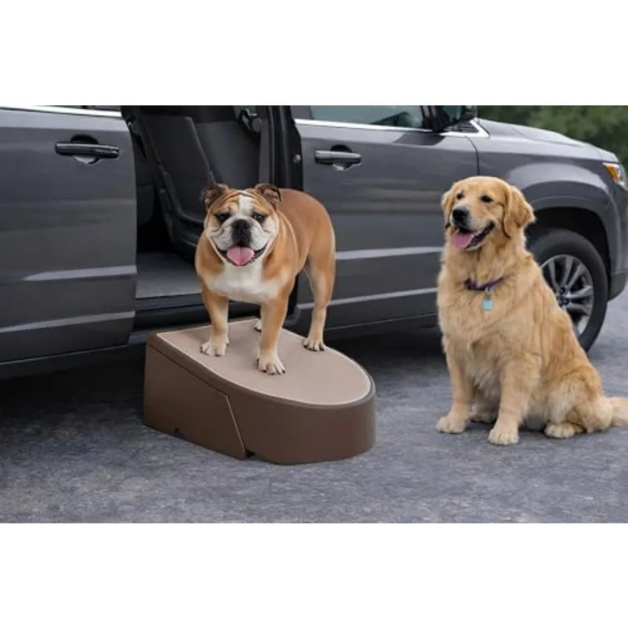 Dog Stair & Ramp Combo | Lightweight, Portable & Tool-Free Assembly