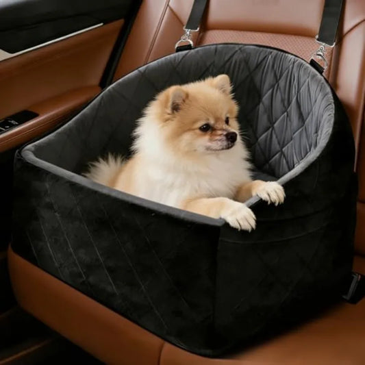 Dog Car Seat for Small Medium Dogs Dog Booster Seat Travel Bed for Small Dogs up to 30 lbs for Front/Back Seats Washable Pet Ca