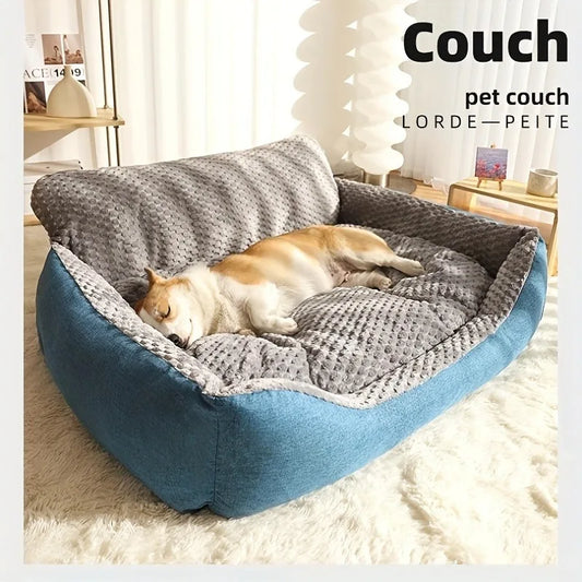 XXL Dog Sofa Bed | 47x37" Oversized Mattress | Soft & Comfortable | All Seasons | All Breeds