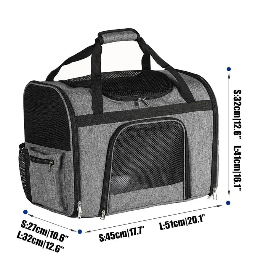 Collapsible Multi-Purpose Pet Travel Bag | Carrier, Backpack & Adventure Bag for Dogs