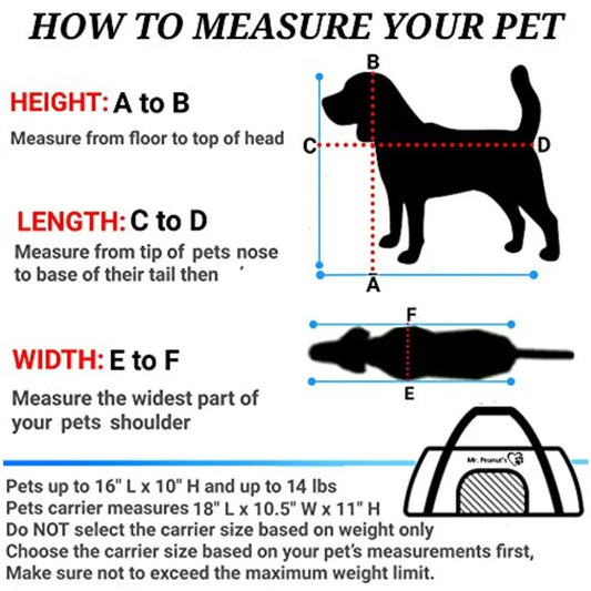 Airline-Approved Soft-Sided Pet Carrier Tote | Self-Locking Zippers, Under-Seat Compatible