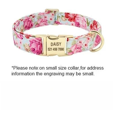 Personalized Dog Collar & Leash Set