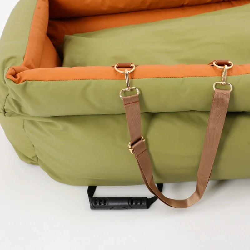 Foldable Dog Car Seat Bed | Anti-Slip, Thickened PP Cotton | Dual-Use Home & Travel