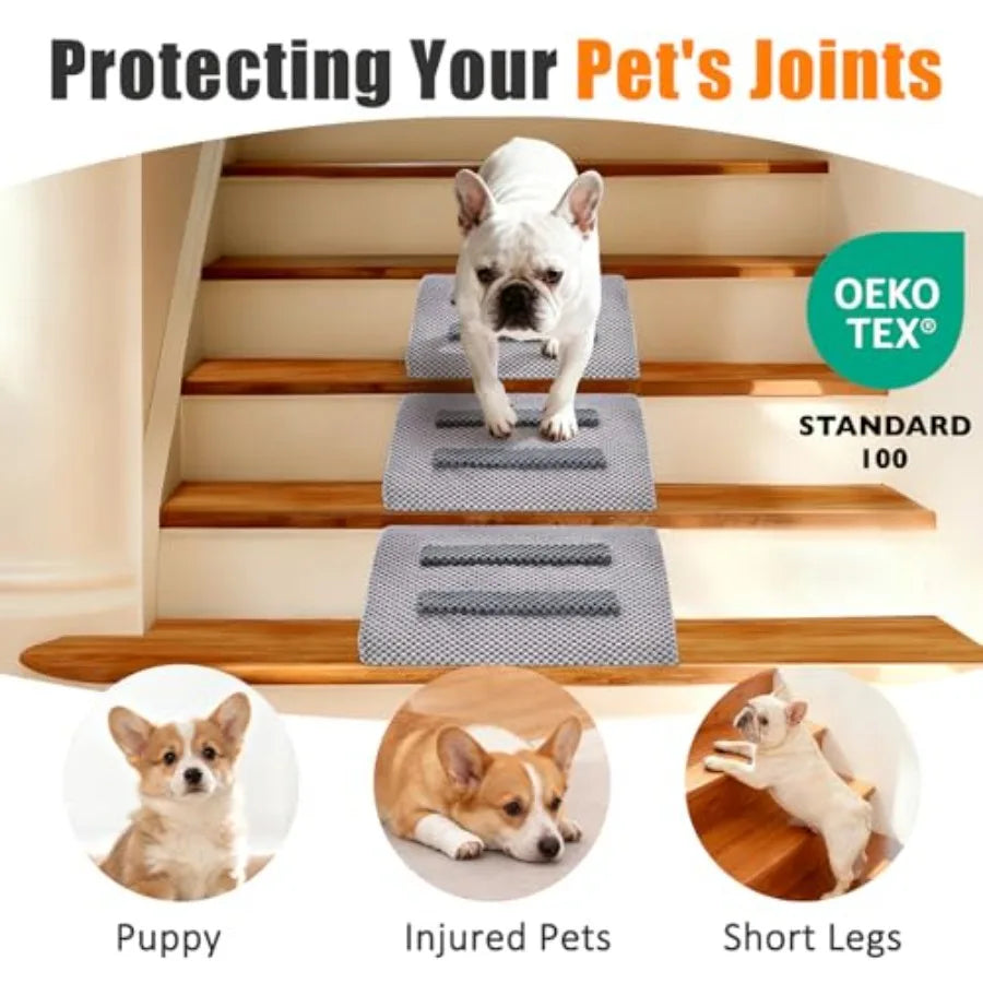 Dog Ramp for Stairs | Anti-Slip, Gentle Slope | Small & Senior Dogs