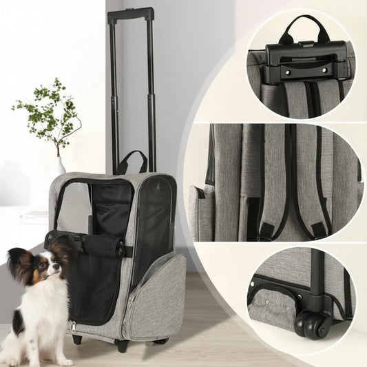 Lightweight Dog Travel Carrier Backpack | Breathable Dual-Shoulder Design | Portable Pet Bag