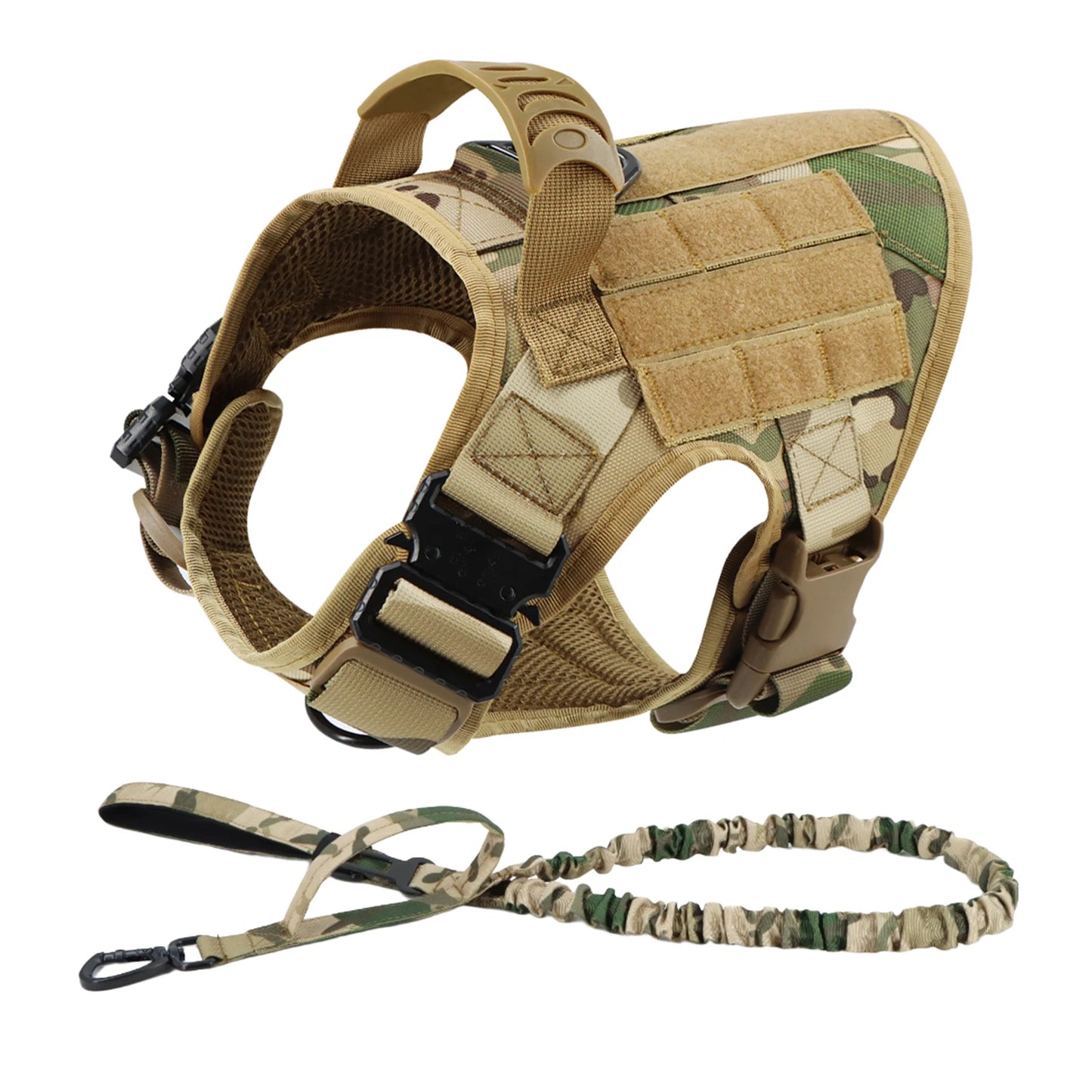 Training Harness & Leash Set | Walking Vest | German Shepherd, Malinois & Medium to Large Dogs