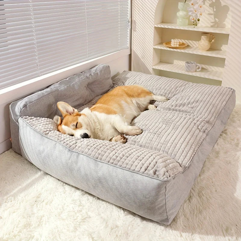 Non-Slip Winter Dog Bed | Soft Cushion Kennel | Machine Washable | 4 Sizes