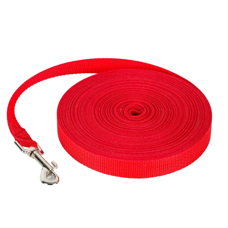 Long Nylon Dog Leash | Training & Recall | 6 Colors | 4ft to 33ft | All Breeds