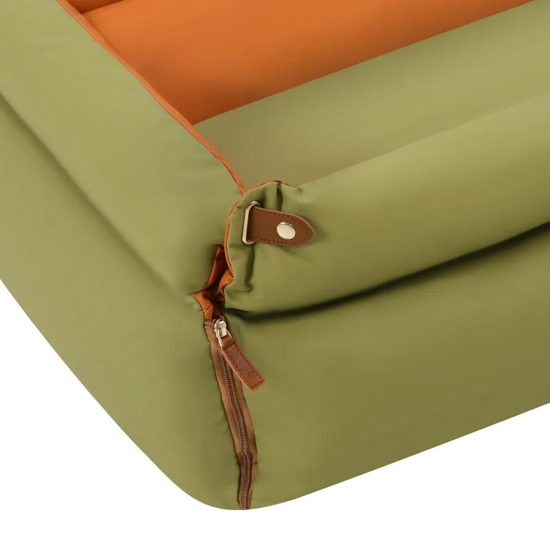 Foldable Dog Car Seat Bed | Anti-Slip, Thickened PP Cotton | Dual-Use Home & Travel