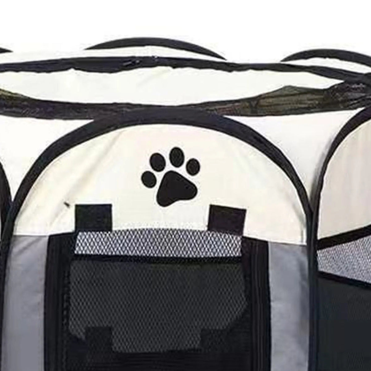 Foldable Soft Dog Crate with Breathable Mesh