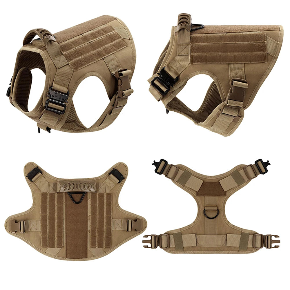 Training Harness & Leash Set | Walking Vest | German Shepherd, Malinois & Medium to Large Dogs