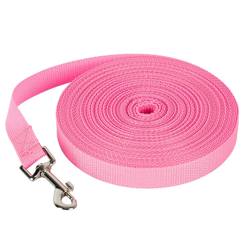 Long Nylon Dog Leash | Training & Recall | 6 Colors | 4ft to 33ft | All Breeds