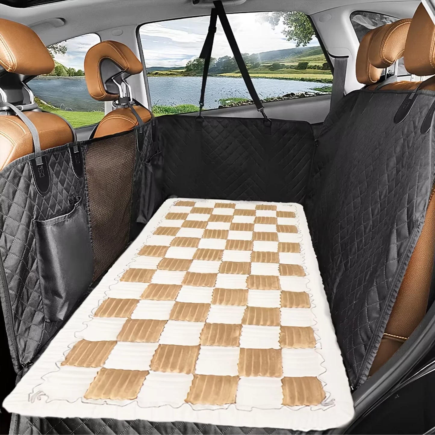 Warm Anti-Slip Dog Mat | Washable Car Seat Cover & Sofa Protector | Multi-Use Pet Blanket