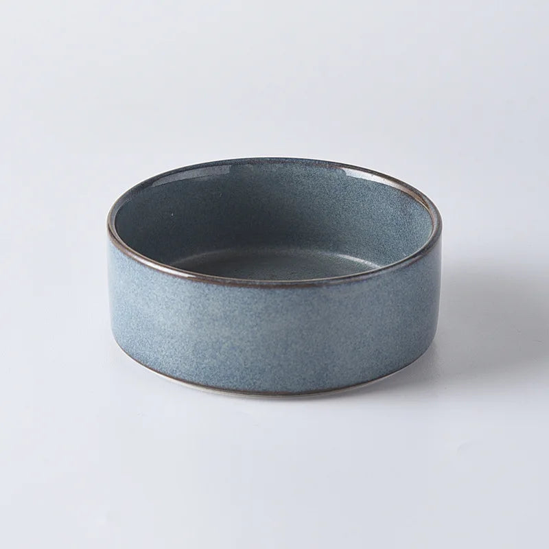 Kiln Glaze Ceramic Dog Bowl | Reactive Finish | Stand & Double Options | 3 Colors | 400ml & 850ml