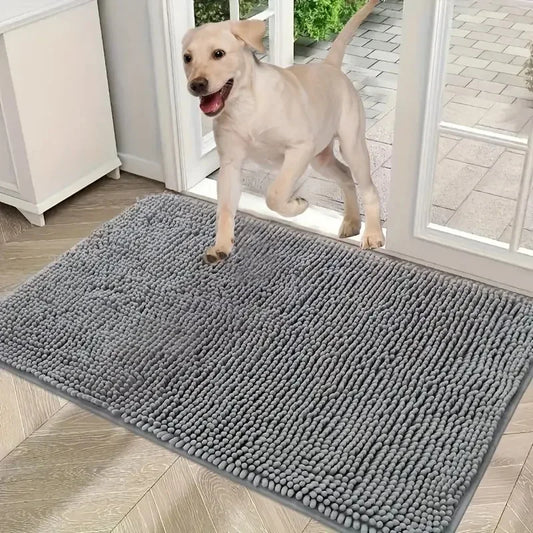 Microfiber Dog Doormat for Muddy Paws | Absorbent, Anti-Slip & Washable
