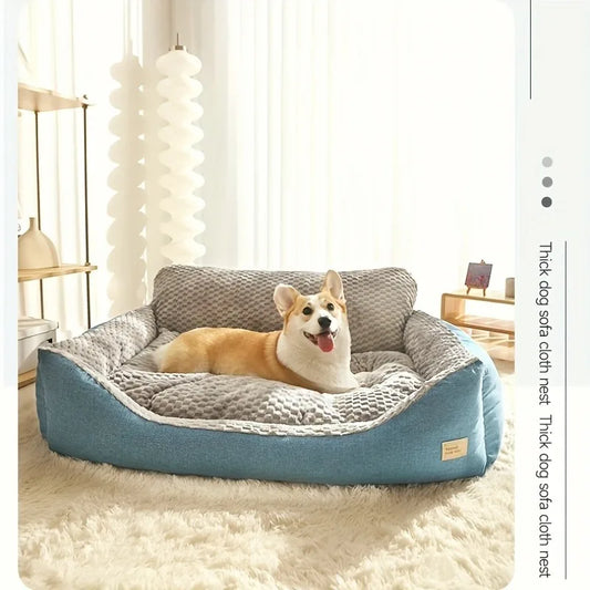 XXL Dog Sofa Bed | 47x37" Oversized Mattress | Soft & Comfortable | All Seasons | All Breeds