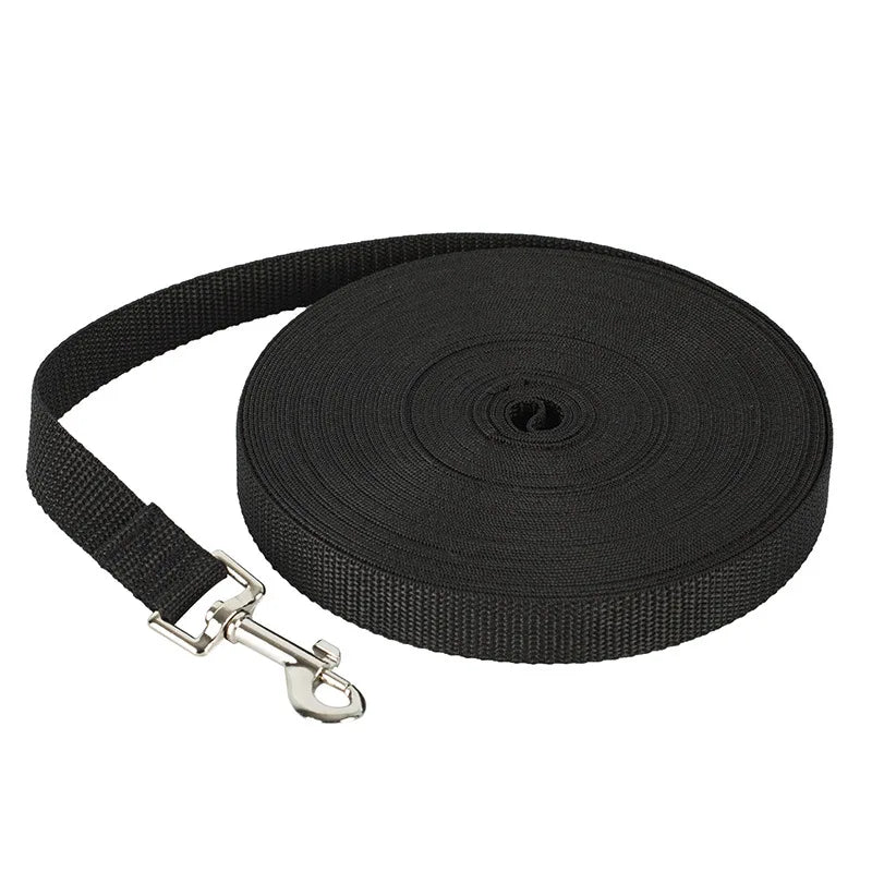 Long Nylon Dog Leash | Training & Recall | 6 Colors | 4ft to 33ft | All Breeds