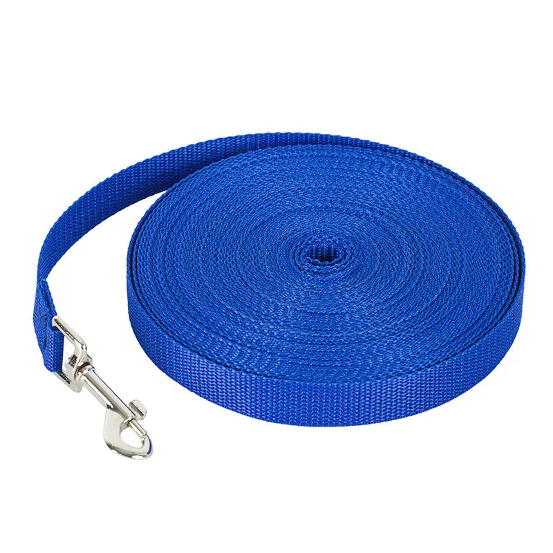 Long Nylon Dog Leash | Training & Recall | 6 Colors | 4ft to 33ft | All Breeds