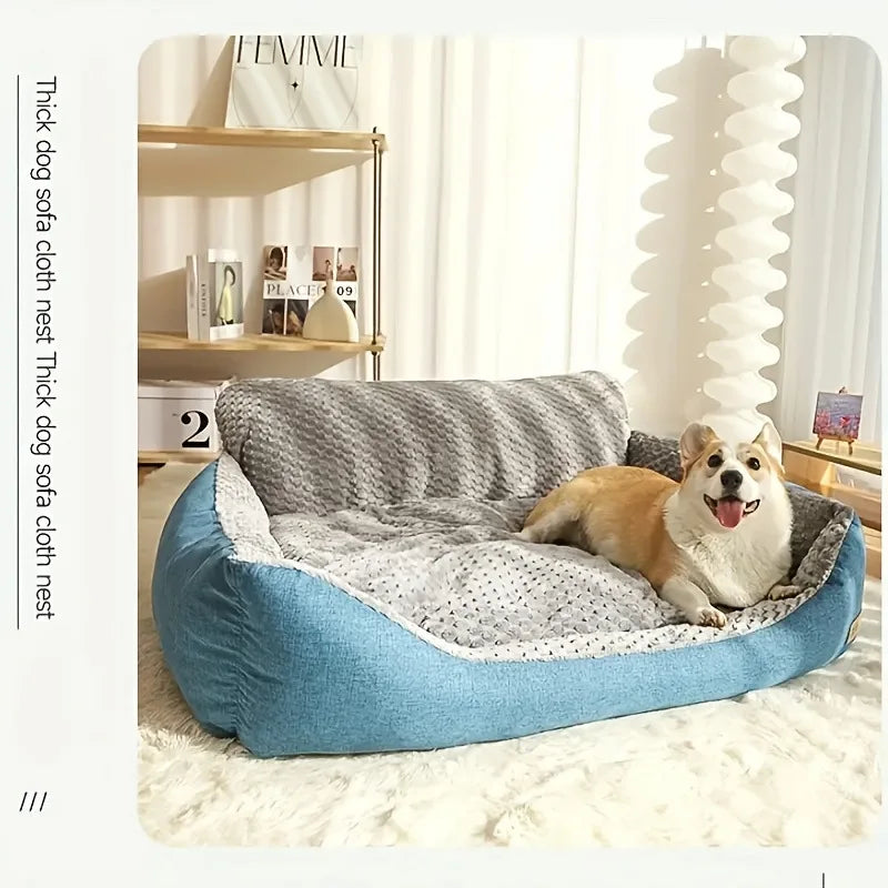 XXL Dog Sofa Bed | 47x37" Oversized Mattress | Soft & Comfortable | All Seasons | All Breeds