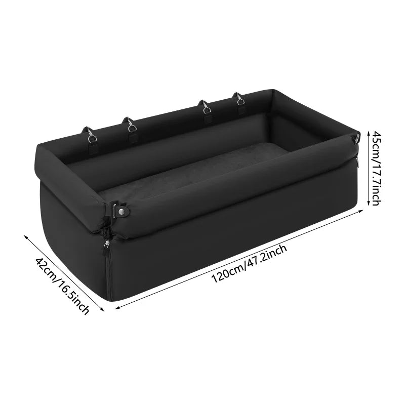 Foldable Dog Car Seat Bed | Anti-Slip, Thickened PP Cotton | Dual-Use Home & Travel
