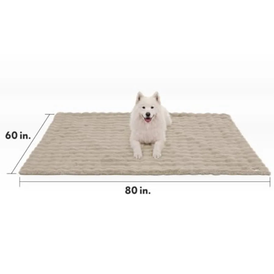 Waterproof Dog Blanket | Soft Faux Fur Throw | Washable | Couch & Bed Protection