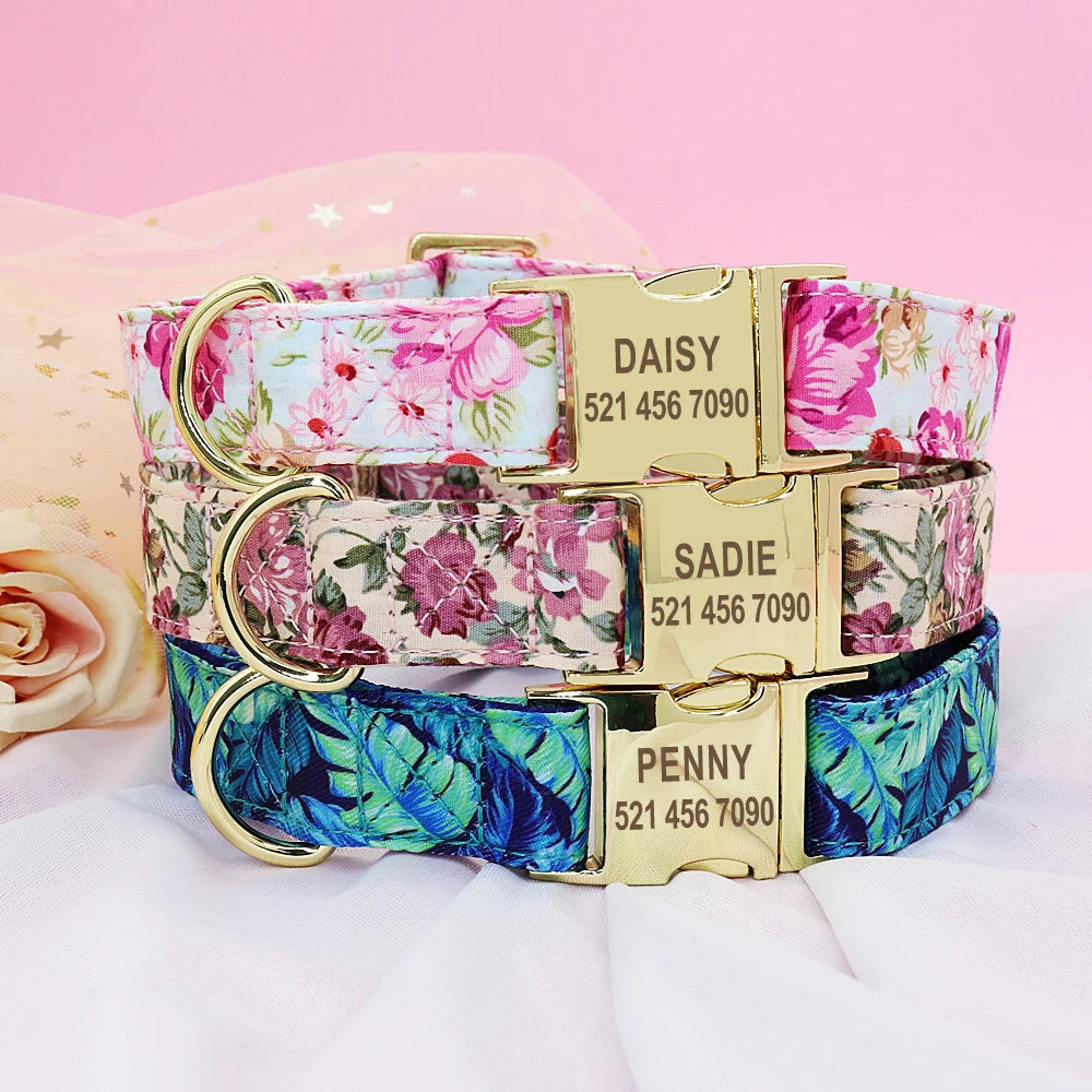 Personalized Dog Collar & Leash Set