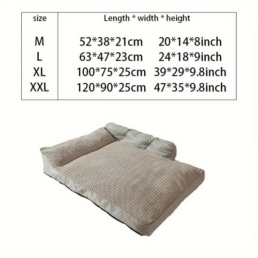 Non-Slip Winter Dog Bed | Soft Cushion Kennel | Machine Washable | 4 Sizes