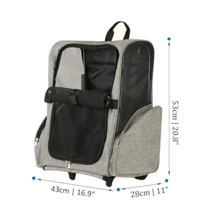 Lightweight Dog Travel Carrier Backpack | Breathable Dual-Shoulder Design | Portable Pet Bag