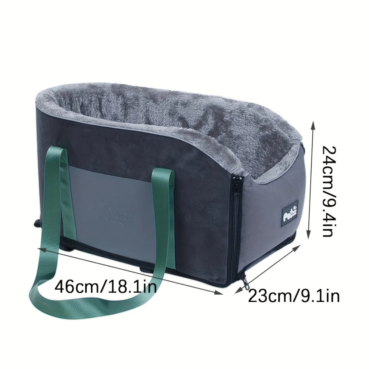 This Is a Pet Carrier Designed for Small to Medium-Sized Animals, Featuring a Central Control Package, a Cozy Nest, And a Cushio