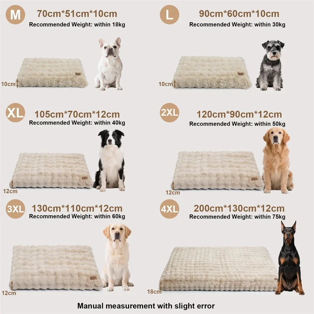 Ultra-Soft Calming Dog Bed | Removable Machine-Washable Cover | Cozy Pet Cushion | Dogs & Cats