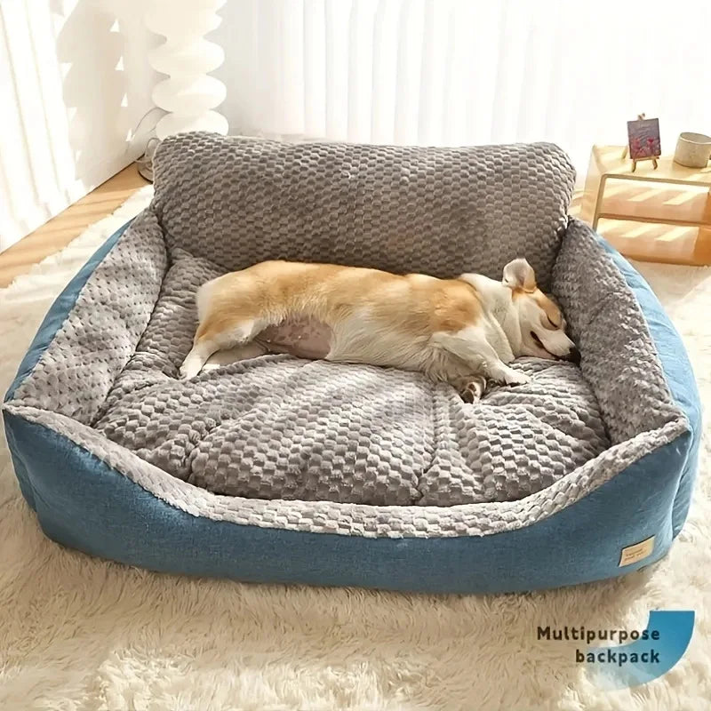 XXL Dog Sofa Bed | 47x37" Oversized Mattress | Soft & Comfortable | All Seasons | All Breeds