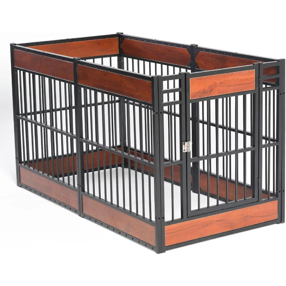 Dog Playpen, 31.5" Height Dog Pen Indoor, Heavy Duty, Safe and Sturdy, Furniture Style Puppy Pen，Customized